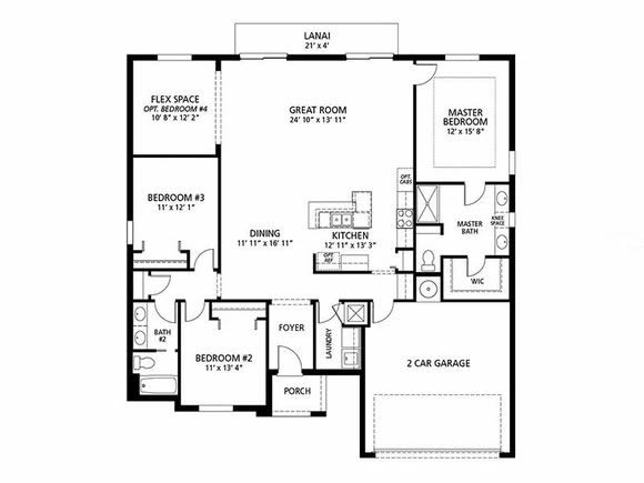 Casa Nova a Venda - com 4 Quartos - Orlando $203,525