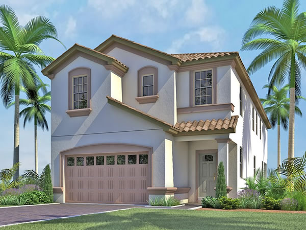 Casa de Férias em Resort Condominio Windsor at Westside - Orlando - 7 quartos / 5 banheiros $411,990